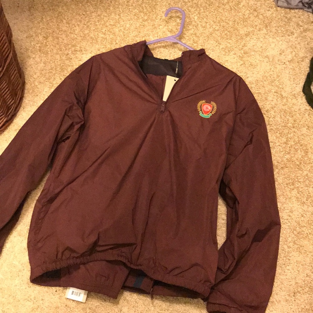 Small yeezy oxblood track suit